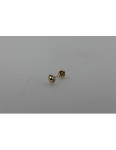 Tor. oro 18k. c/ rosca nudo 4.5 mm