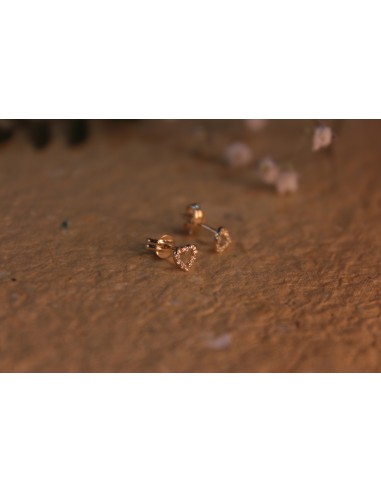 Tor. 18k corazon c/piedras