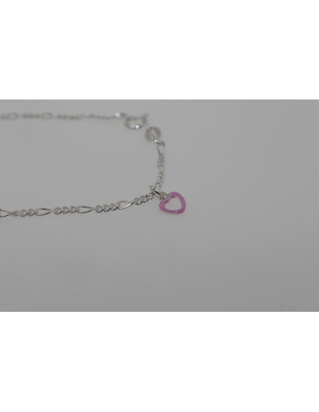 Pul. corazones rosados 16cm