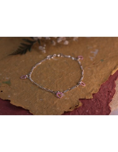 Pul. corazones rosados 16cm