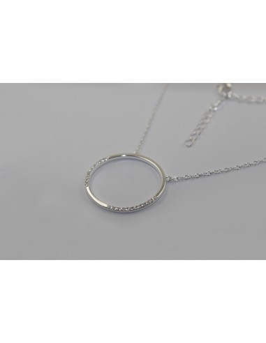 Collar c/circulo c/ piedras