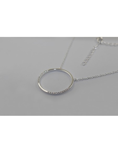Collar c/circulo c/ piedras