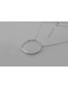 Collar c/circulo c/ piedras