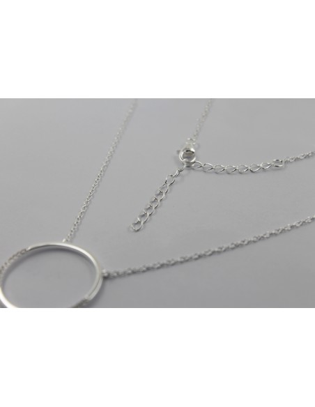Collar c/circulo c/ piedras