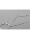 Collar c/circulo c/ piedras