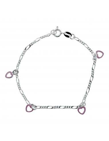 Pul. corazones rosados 16cm