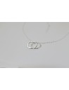 Tobille con 2 aros pasantes