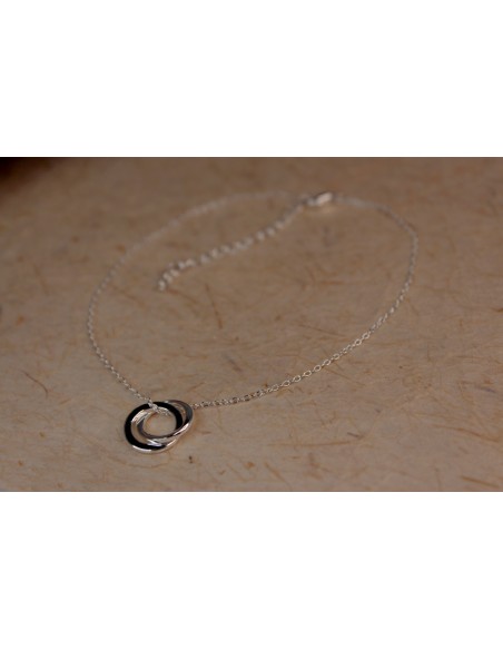 Tobille con 2 aros pasantes