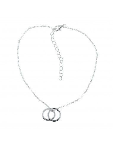 Tobille con 2 aros pasantes