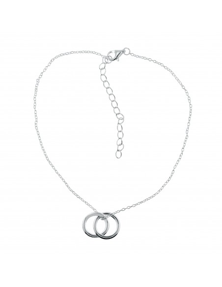 Tobille con 2 aros pasantes