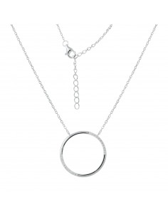 Collar c/circulo c/ piedras